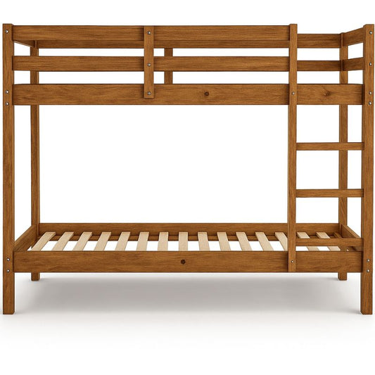 Litera de madera Atlas para colchones de 90 × 190 cm · Madera