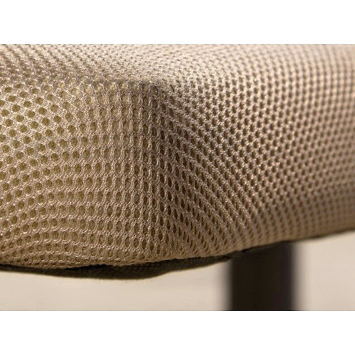 Detalle del tejido transpirable Air Fresh 3D de la base tapizada