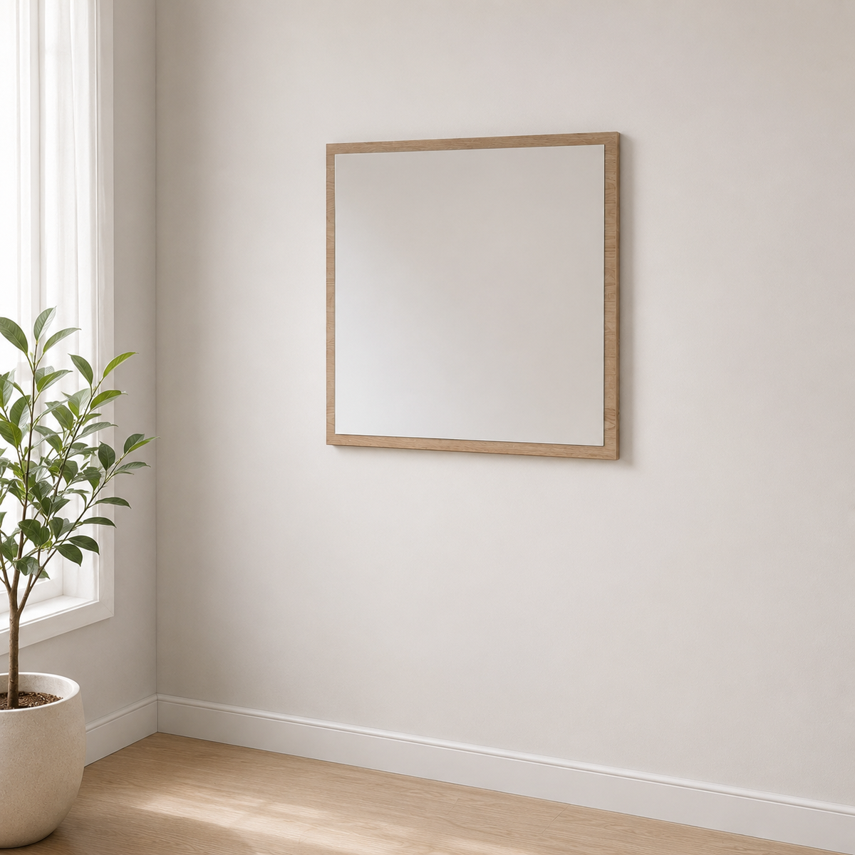 Espejo rectangular Sonoma de 90 por 75 cm