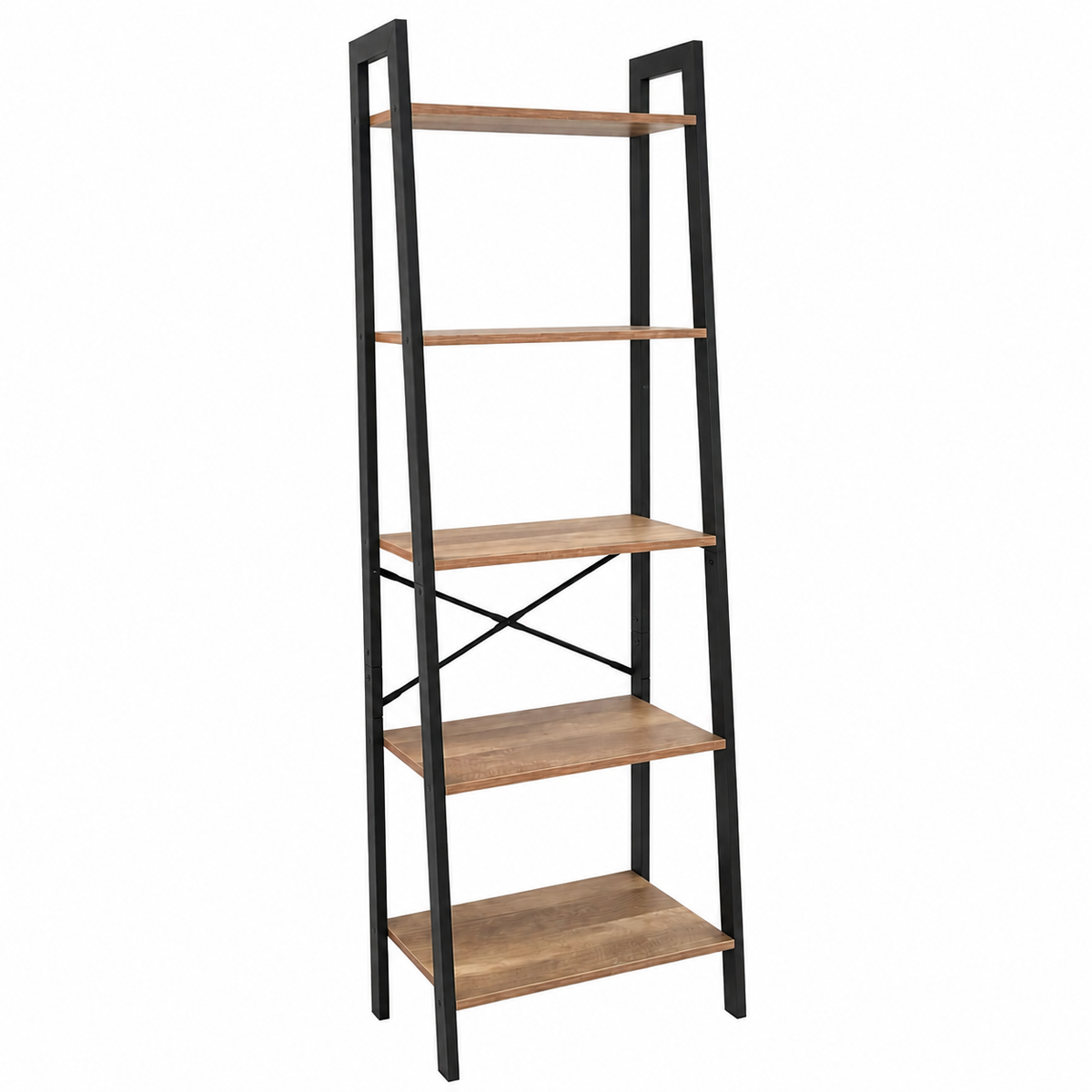 Estantería escalera de 172 cm vacía sobre fondo blanco