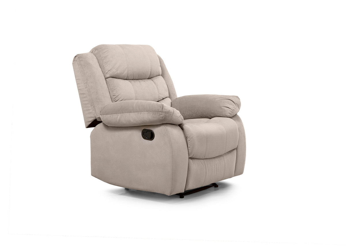 Sillón reclinable Houston en posición cerrada