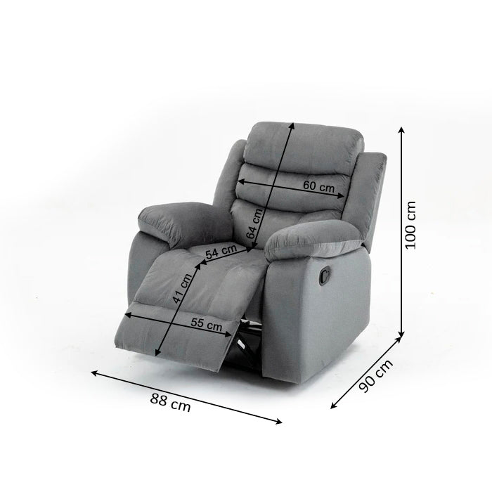 Medidas del sillón reclinable Houston
